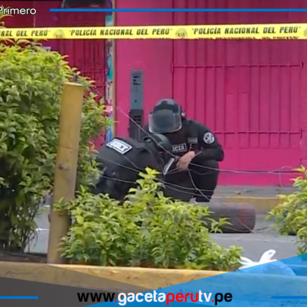 Artefacto estalla y alarma a vecinos cerca de Mall del Sur en SJM