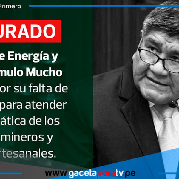 Rómulo Mucho será removido en 72 horas