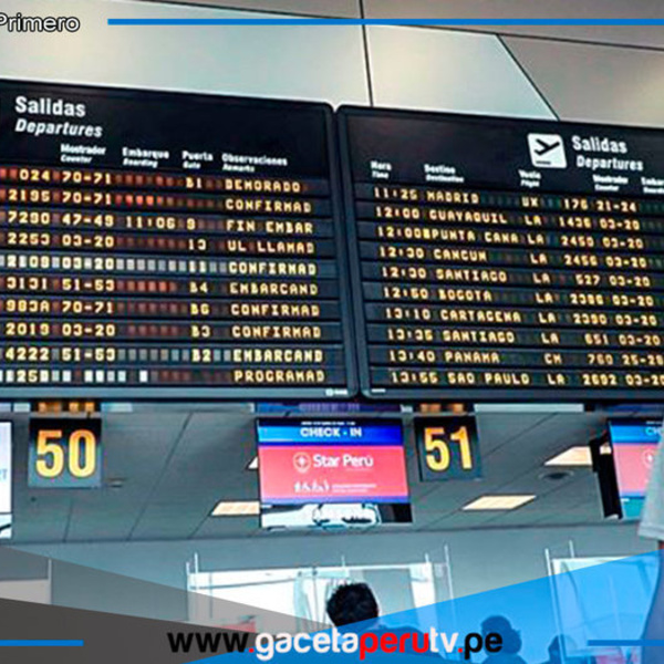 Decenas de pasajeros afectados por suspensión y retraso de vuelos en el aeropuerto Jorge Chávez