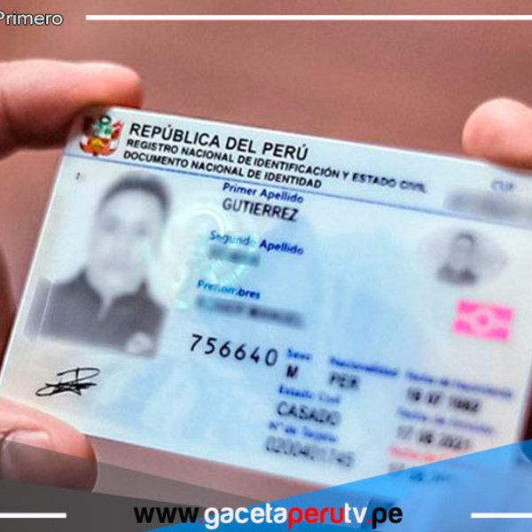 Ahora la vigencia del DNI será de 10 años