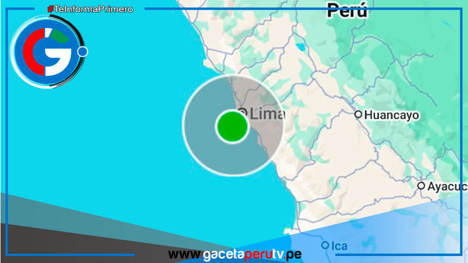 Movimiento telúrico de 3.6 sacude esta mañana en Lima y Callao