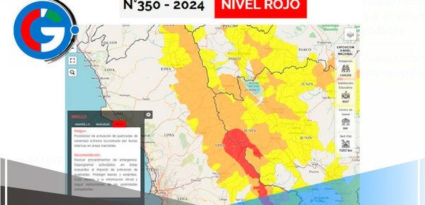 Precipitaciones en sierra de Lima podrían activar quebradas 
