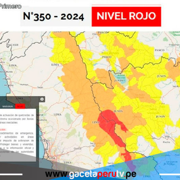 Precipitaciones en sierra de Lima podrían activar quebradas 