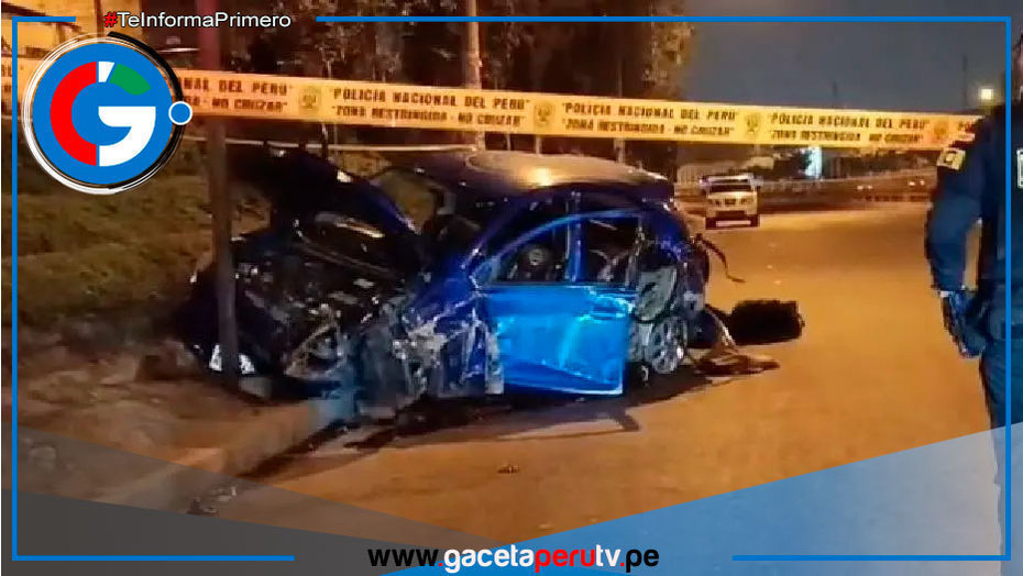 Dos fallecidos tras choque en avenida Túpac Amaru en Independencia