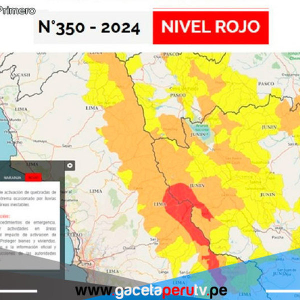 Precipitaciones en sierra de Lima podrían activar quebradas 