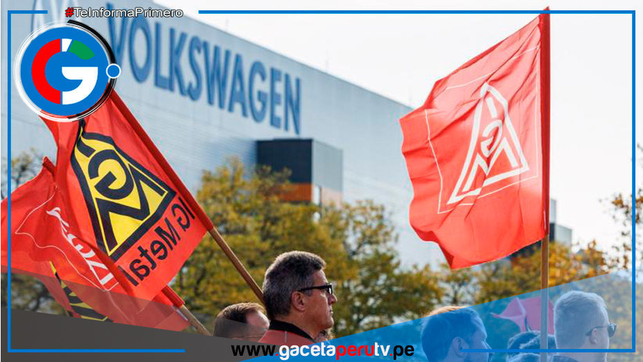 Trabajadores de Volkswagen organizan huelgas de advertencia