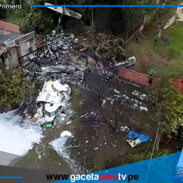 Nueve fallecidos tras caída de avión en Gramado Brasil