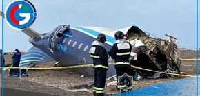 Avión de Azerbaijan Airlines se estrella con 67 personas en Kazajistán
