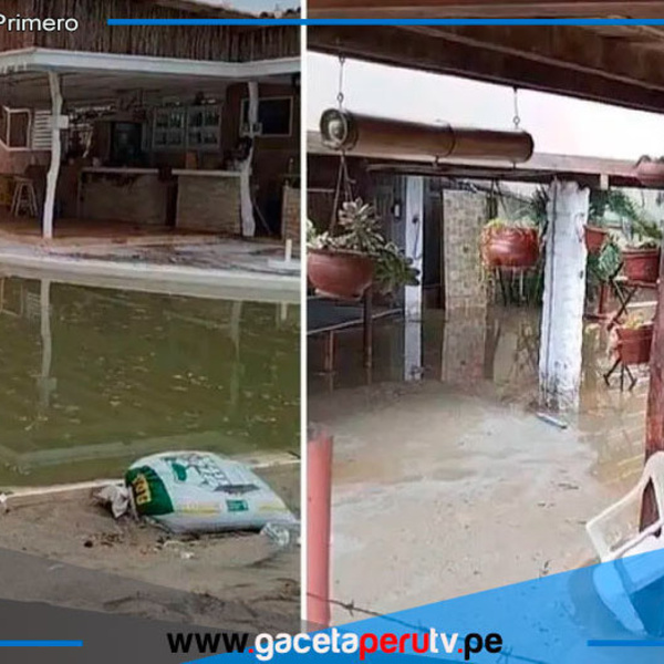 Oleajes anómalos dañan 600 hospedajes en Zorritos Tumbes