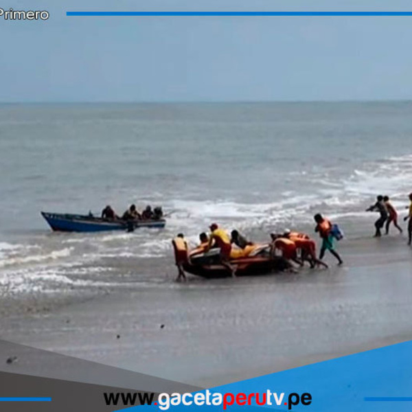 Pescadores varados rescatados, caletas afectadas en Tumbes
