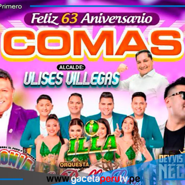 Fiesta con música para todos los vecinos de Comas en su Aniversario