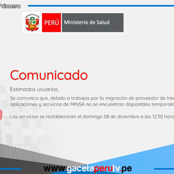 Suspenden plataforma de Sinadef y salas situacionales del Minsa tras críticas del ministro del Interior
