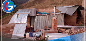 Fuertes Vientos Dejan a Más de 10 Familias en Desamparo en el Anexo de Piraucho, Uñón