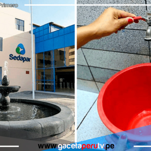 Arequipa: corte de agua Programado para el 16 de febrero