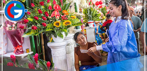 Lima: Realizan campaña informativa en mercado de flores de Acho