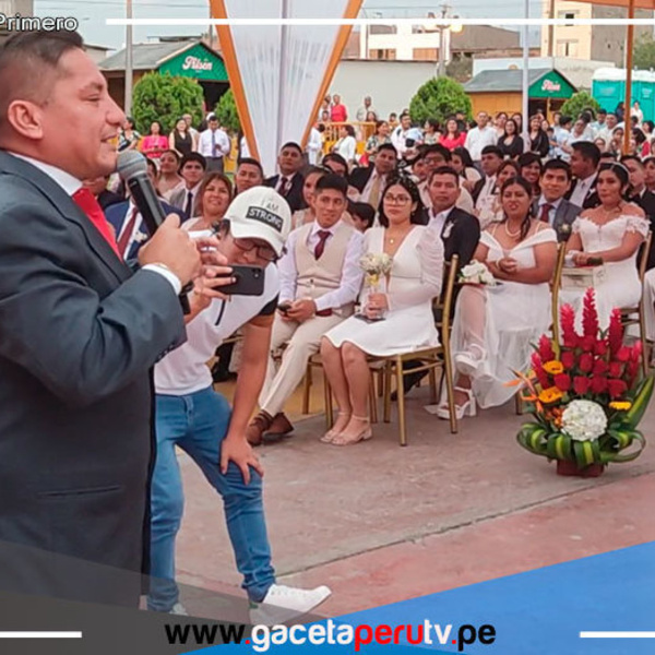 Alcalde Ulises Villegas Rojas une 81 parejas en Ceremonia Inolvidable en Comas