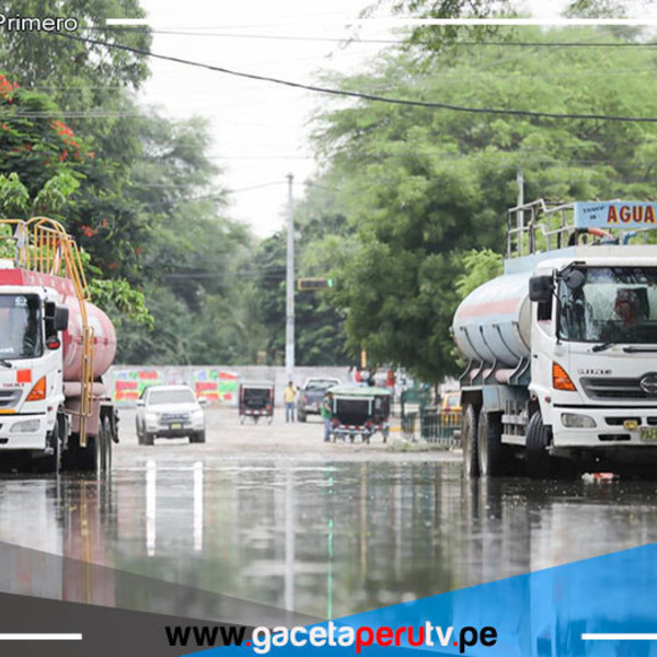 Piura: realizan trabajos de limpieza en zonas afectadas por lluvias