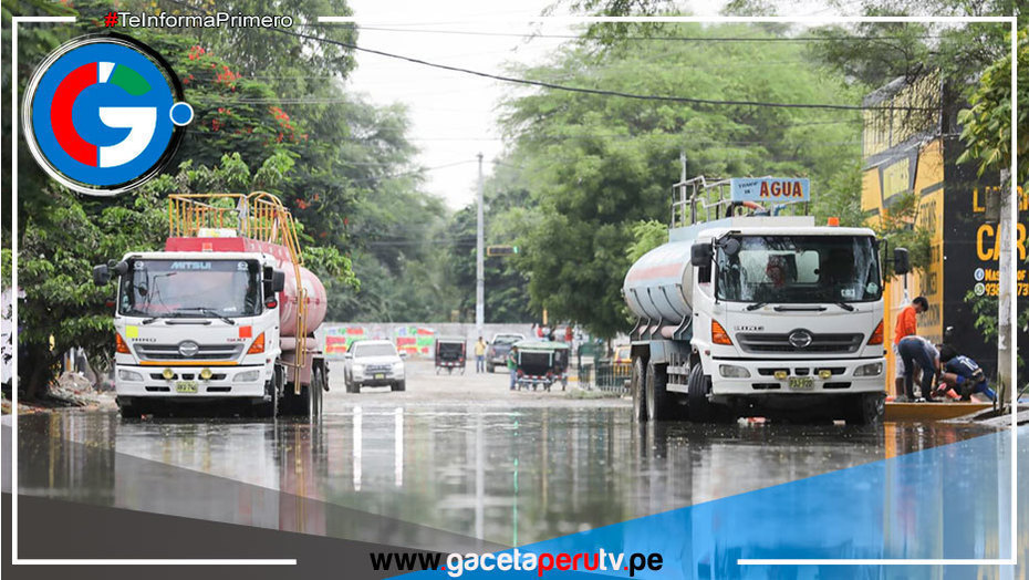 Piura: realizan trabajos de limpieza en zonas afectadas por lluvias