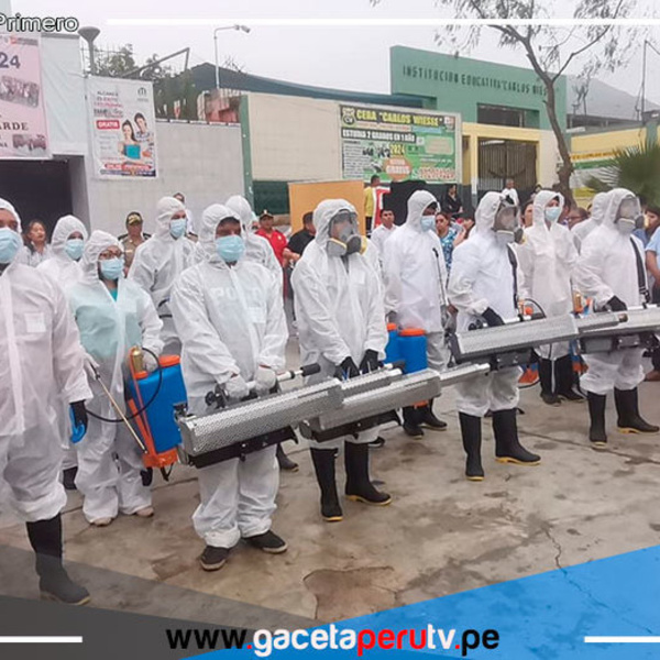 Ulises Villegas, alcalde de Comas, lidera campaña contra el dengue antes del inicio del año escolar