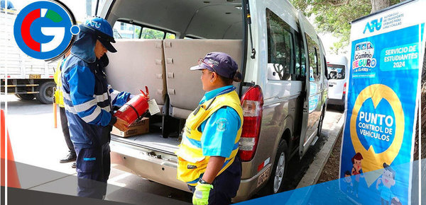 Inician inspección de movilidades escolares con apoyo de la ATU en Miraflores