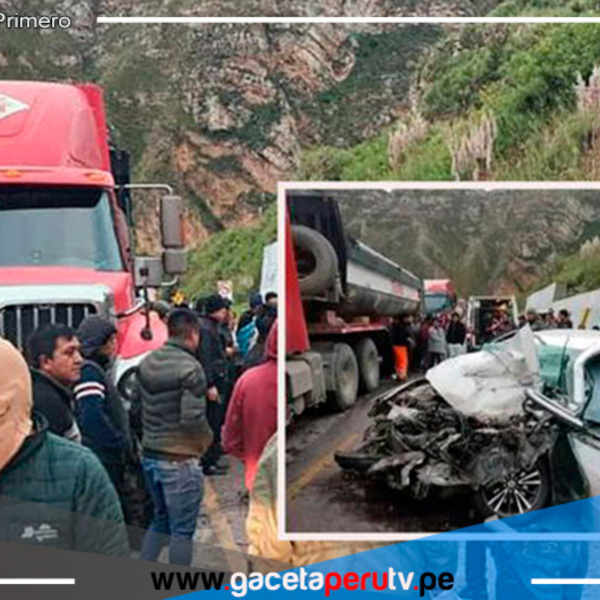 Trágico accidente causa la muerte de dos personas en la Carretera Central