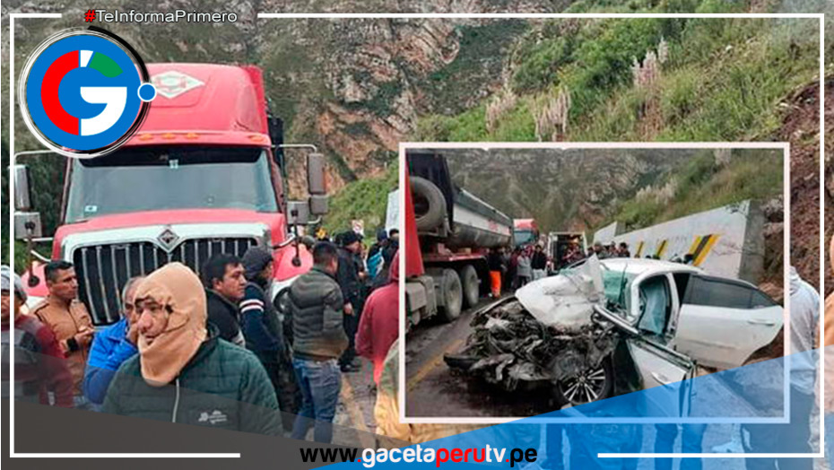 Trágico accidente causa la muerte de dos personas en la Carretera Central