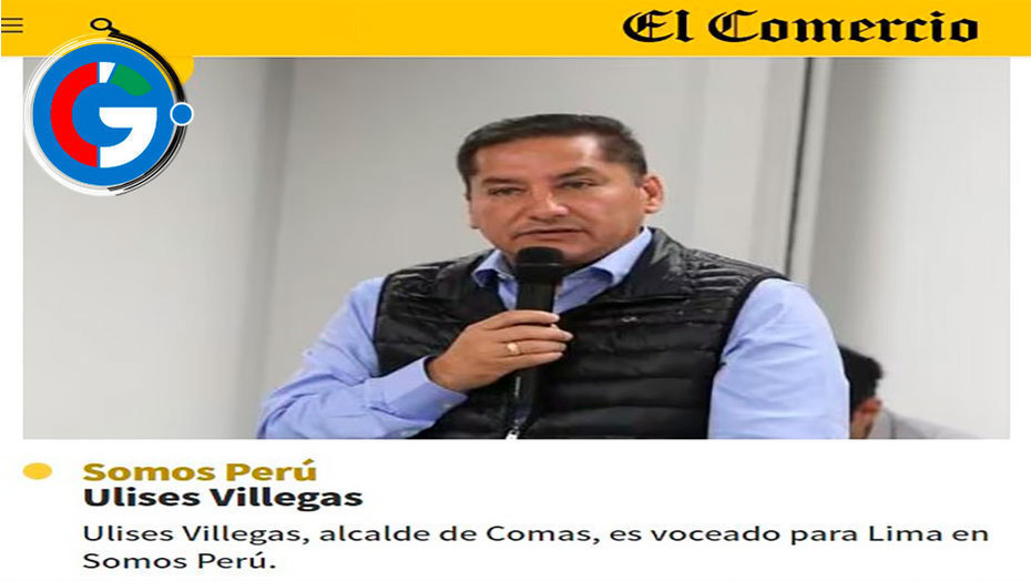Ulises Villegas, el Alcalde de Comas, Favorito para Conquistar Lima en 2026