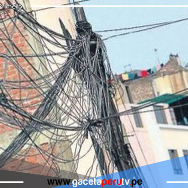 El Ejecutivo decide retirar los cables aéreos en el país. 