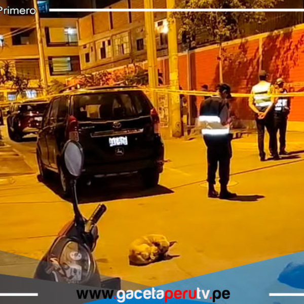 Dirigente vecinal es asesinado a balazos frente a su vivienda