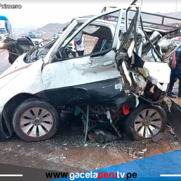 Fatal choque en Huacho: cinco víctimas, entre ellas un niño