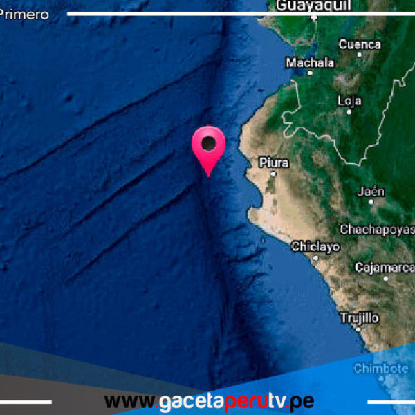 Temblor de magnitud 4.1 sacude la región Piura