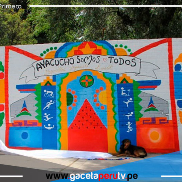 Ayacucho: más de 40,000 visitantes apreciarán mural de Juegos Bolivarianos 