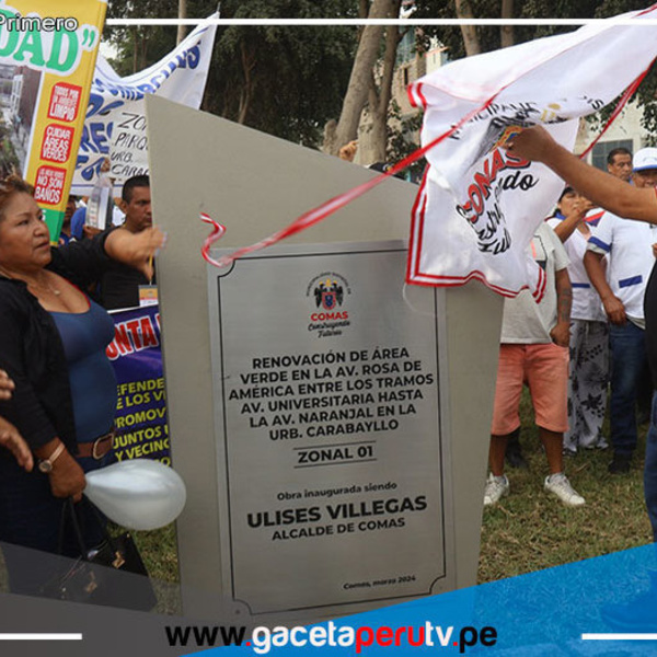 Vecinos Agradecen a Alcalde Ulises Villegas por Recuperación de Espacios Públicos en Av. Rosa de América