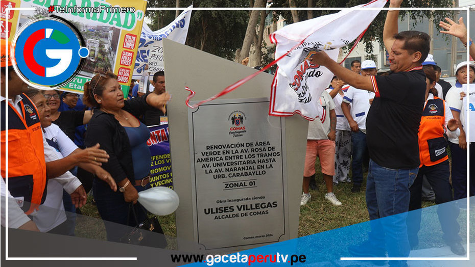 Vecinos Agradecen a Alcalde Ulises Villegas por Recuperación de Espacios Públicos en Av. Rosa de América