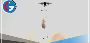 Áncash: Despliegan aeronaves para extinción de incendio en humedales de Villa María