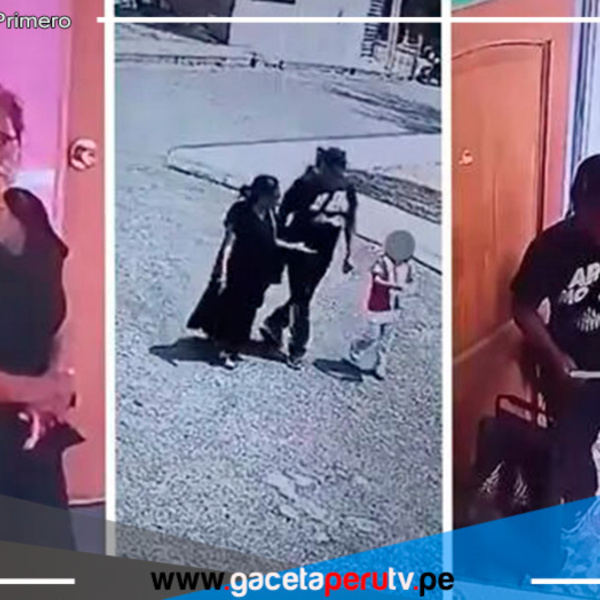  Pareja de delincuentes utiliza a niña para robar en colegio