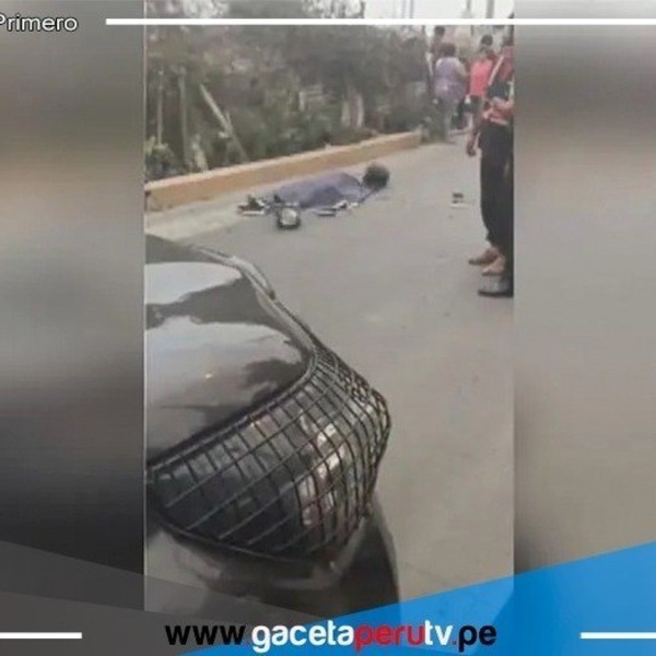 Homicidio de Motociclista en Villa el Salvador