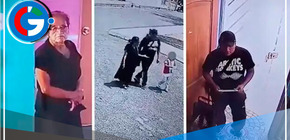  Pareja de delincuentes utiliza a niña para robar en colegio