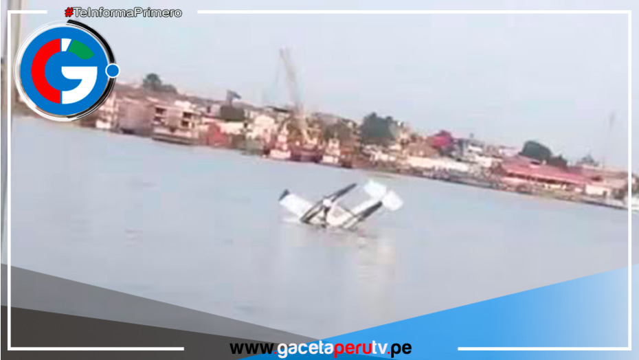 Avioneta se hunde en el río Itaya tras chocar con una embarcación en Iquitos