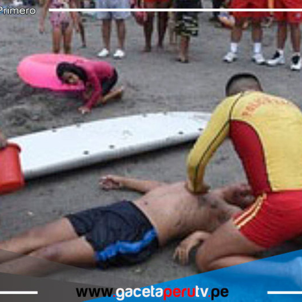 Policía de Salvataje custodia playas de Lima por feriado largo 
