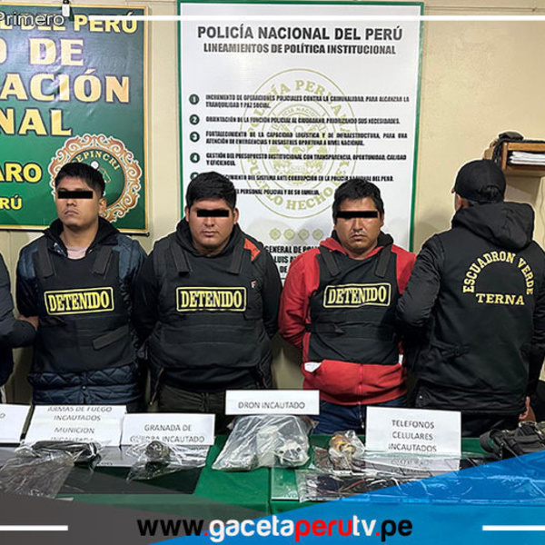 Policía Nacional del Perú desarticula banda criminal "Los malditos de Lechemayo - San Gabán"