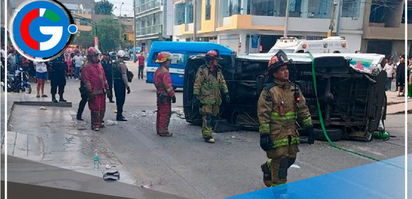 Accidente en Los Olivos causa la muerte de un escolar y deja varios heridos.