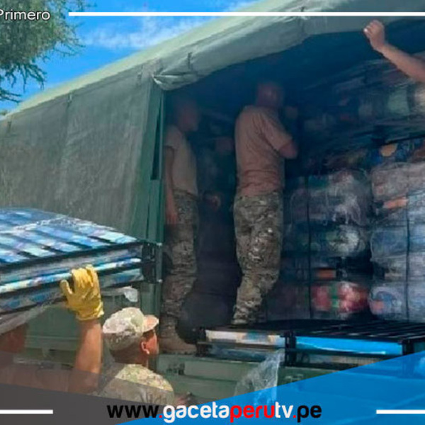 Lambayeque: almacén un distrito recibe 8.35 toneladas de ayuda humanitaria