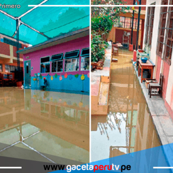 ¡Alerta en Arequipa! Colegio inundado con aguas residuales a pocos días del inicio de clases.