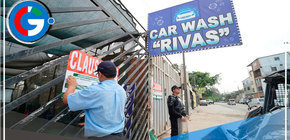 Detectan red clandestina de desagüe que habrían utilizado lavaderos de autos en la Molina