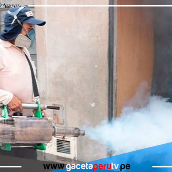 Fumigan 1,414 viviendas de Lima centro 