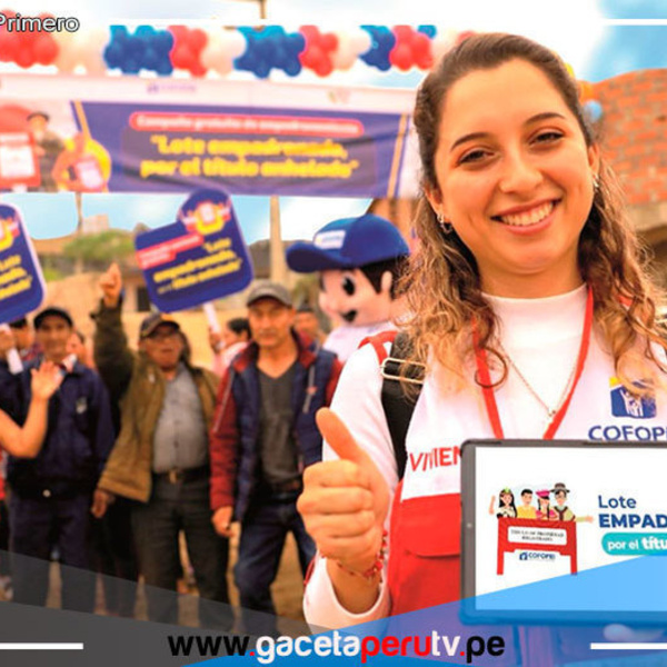 Cofopri visitará más de 9,800 lotes en marzo para empadronamiento gratuito 