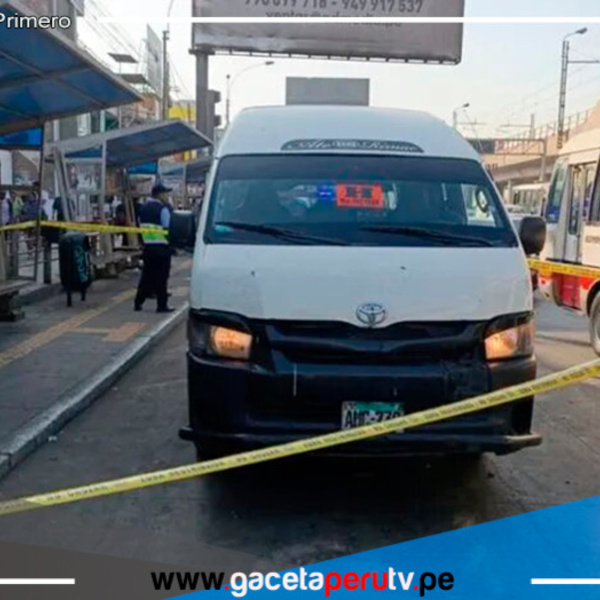 SJM: Conductor de Combi 'Pirata' es atacado a balazos 