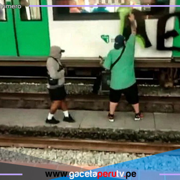 Condenan a extranjero por pintar vagones de la Línea 1
