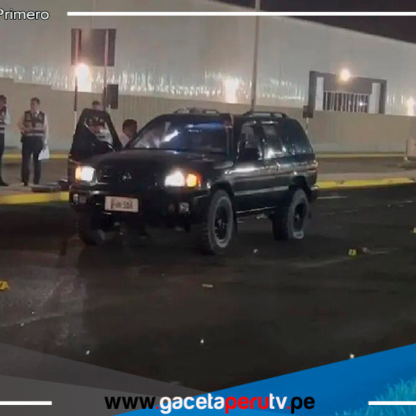 Callao: delincuentes disparan a dos personas que iban a bordo de una camioneta